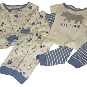 Little Baby Boys Chick Pea 2-Piece PJ Set - Size 12m - NWT